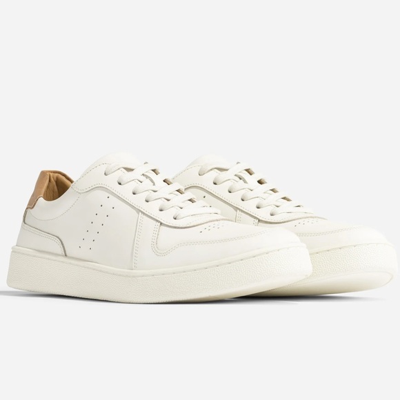 Nisolo Bria Go-To Court Leather Sneakers White Women’s Size 7.5 New In Box - Picture 11 of 11